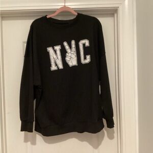Black NYC Graphic Sweatshirt